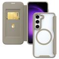 Samsung Galaxy S24 Flip Case mit Kartenfach - MagSafe-kompatibel - Khaki