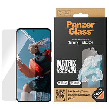 Samsung Galaxy S24 PanzerGlass Matrix D3O UWF Displayschutzfolie mit AlignerKit - Durchsichtig