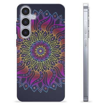 Samsung Galaxy S24+ TPU Hülle - Buntes Mandala