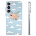 Samsung Galaxy S24+ TPU Hülle - Fliegendes Schwein