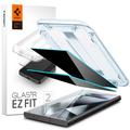 Samsung Galaxy S24 Ultra Spigen Glas.tR Ez Fit Privacy Panserglas - 2 Stk.