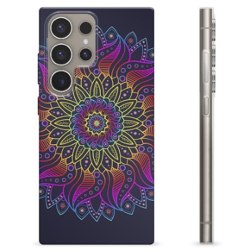 Samsung Galaxy S24 Ultra TPU Hülle - Buntes Mandala