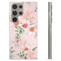 Samsung Galaxy S24 Ultra TPU Hülle - Aquarell Blumen