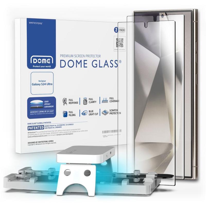 Samsung Galaxy S24 Ultra Whitestone Dome Glass Panzerglas - 2 St