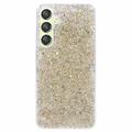 Samsung Galaxy S24+ Glitter Flakes TPU Hülle - Gold