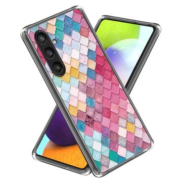 Samsung Galaxy S24+ Stylish Ultra-Slim TPU Hülle - Regenbogenraute