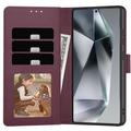 Samsung Galaxy S25 Tech-Protect Wallet Hülle M. Magnet & Stand - Maulbeere