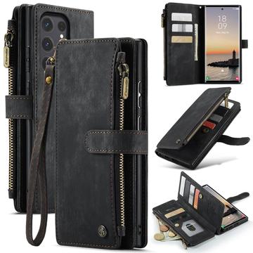 Samsung Galaxy S25 Ultra Caseme C30 Multifunktions Wallet Hülle - Schwarz