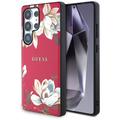 Samsung Galaxy S25 Ultra Guess Grained Printed Flower Pattern Hülle - MagSafe kompatibel