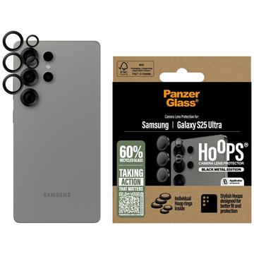 Samsung Galaxy S25 Ultra PanzerGlass Hoops Kamera Objektivschutz - Schwarz