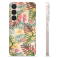 Samsung Galaxy S25+ TPU Hülle - Pinke Blumen