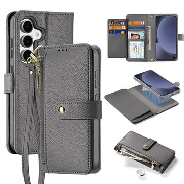 Samsung Galaxy S25+ Dux Ducis Lawa Brieftaschen-Lederhülle mit Magnetabdeckung