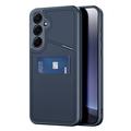 Samsung Galaxy S25+ Dux Ducis Rafi II Magnetische Hülle mit Kickstand und Kartenschlitzen - Blau