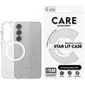 Samsung Galaxy S25+ PanzerGlass Care Star Lit Hülle - MagSafe-kompatibel - Transparentes Weiß