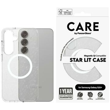 Samsung Galaxy S25+ PanzerGlass Care Star Lit Hülle - MagSafe-kompatibel - Transparentes Weiß