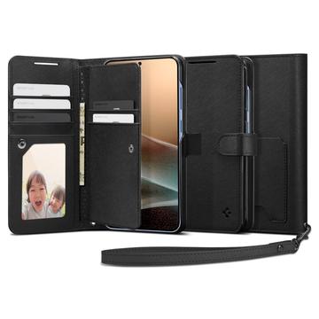 Samsung Galaxy S25+ Spigen Wallet S Hülle - Schwarz