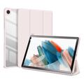 Samsung Galaxy Tab A9+ Dux Ducis Toby Tri-Fold Smart Folio Hülle - Hellrosa