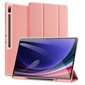 Samsung Galaxy Tab S10 Ultra Dux Ducis Domo Tri-Fold Smart Folio Hülle - Rosa