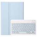 Samsung Galaxy Tab S9 FE Bluetooth Tastaturhülle - Baby Blau