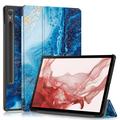 Samsung Galaxy Tab S9 Tri-Fold Serie Smart Folio Hülle - Meereswelle