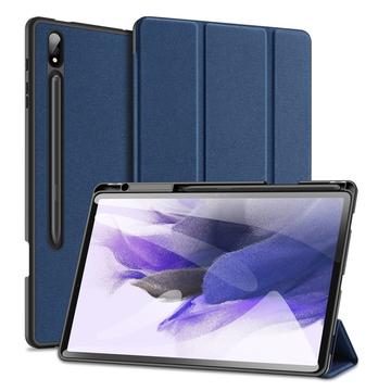 Samsung Galaxy Tab S9+ Dux Ducis Domo Tri-Fold Smart Folio Hülle - Blau