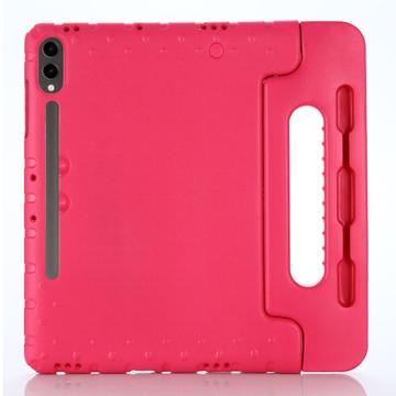 Samsung Galaxy Tab S9+/S9 FE+ Kinder Tragen Stoßfest Hülle - Hot Pink