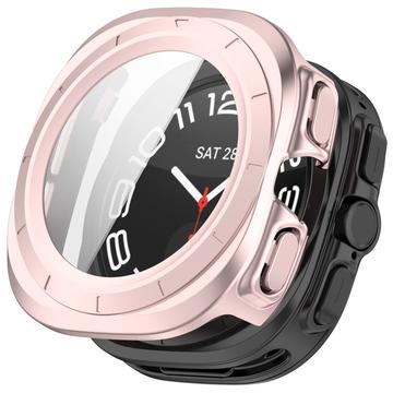 Samsung Galaxy Watch Ultra Kunststoff Hülle mit Panzerglas - 47mm - Roségold