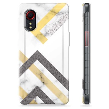 Samsung Galaxy Xcover 5 TPU Hülle - Abstrakter Marmor