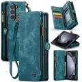 Samsung Galaxy Z Fold6 Caseme 008 2-in-1 Multifunktions Wallet Hülle - Blau