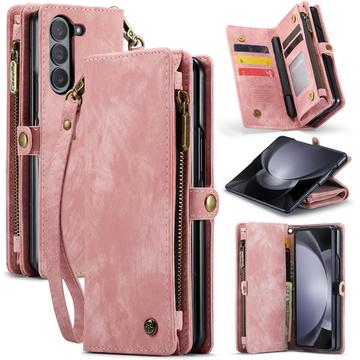 Samsung Galaxy Z Fold6 Caseme 008 2-in-1 Multifunktions Wallet Hülle - Rosa