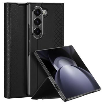  Samsung Galaxy Z Fold6 Dux Ducis Bril Flip Hülle - Schwarz