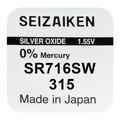 Seizaiken 315 SR716SW Silberoxidbatterie - 1.55V