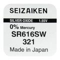 Seizaiken 321 SR616SW Silberoxidbatterie - 1.55V