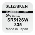 Seizaiken 335 SR512SW Silberoxidbatterie - 1.55V