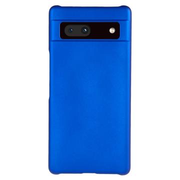 Google Pixel 7a Gummierte Kunststoff Hülle - Blau