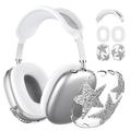 Sparkly Star 3-in-1-Schutzset für AirPods Max - Silber