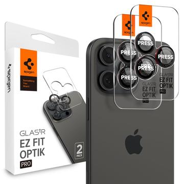 iPhone 16 Pro/16 Pro Max Spigen Glas.tR Ez Fit Optik Pro Kameraobjektiv Panzerglas