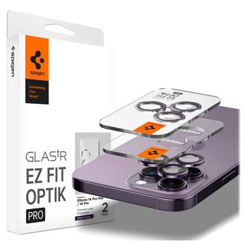 Spigen Glas.tR Ez Fit Optik Pro iPhone 14 Pro/14 Pro Max/15 Pro/15 Pro Max/16 Pro/16 Pro Max Kameraobjektiv Panzerglas - Dunkelviolett