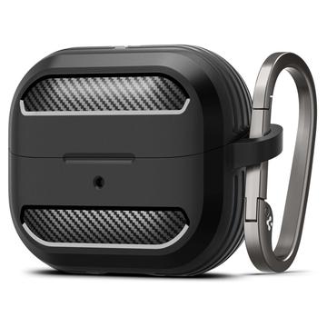 Samsung Galaxy Buds3/Buds3 Pro Spigen Rugged Armor TPU Hülle - Schwarz