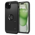 iPhone 15 Plus Spigen Tough Armor Mag Hülle - Schwarz