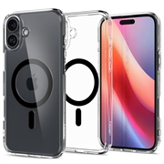 iPhone 16 Plus Spigen Ultra Hybrid Mag Hülle - Schwarz / Durchsichtig