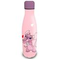 Stitch Edelstahl Wasserflasche / Thermoflasche - 500ml - Pink / Lila