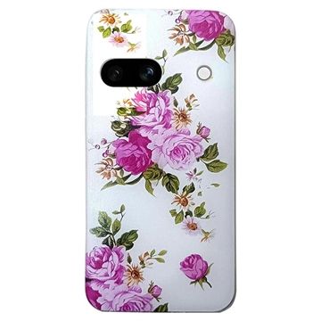 Google Pixel 8a Stylish Ultra-Slim TPU Hülle - Rose Blume