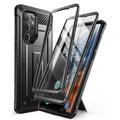 Samsung Galaxy S23 Ultra 5G Supcase Unicorn Beetle Pro 2-Set Hybrid Hülle - Schwarz