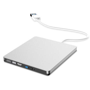 Superflaches externes CD/DVD-RW-Laufwerk für MacBook und Windows - USB 3.0