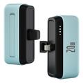 T160 Mini Portable Lightning Power Bank - PD 20W, 5000mAh - Himmelblau