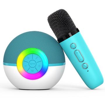 T97 Kinder Karaoke-Mikrofon mit Bluetooth-Lautsprecher und Subwoofer