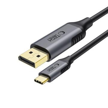 Tech-Protect UltraBoost USB-C zu DisplayPort 1.4 Kabel - 8K@60Hz, 180cm - Schwarz