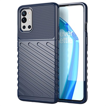 Thunder Serie OnePlus 9R TPU Hülle - Blau