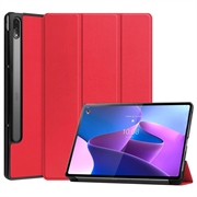 Lenovo Tab P12 Pro Tri-Fold Serie Smart Folio Hülle - Rot